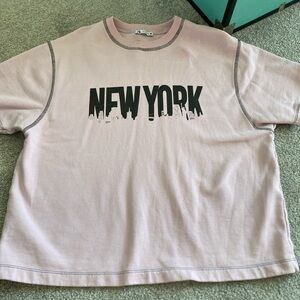 Thick t-shirt from Zara saying New York